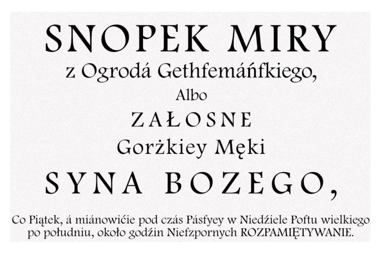 Read more about the article Wielki Post – Gorzkie Żale