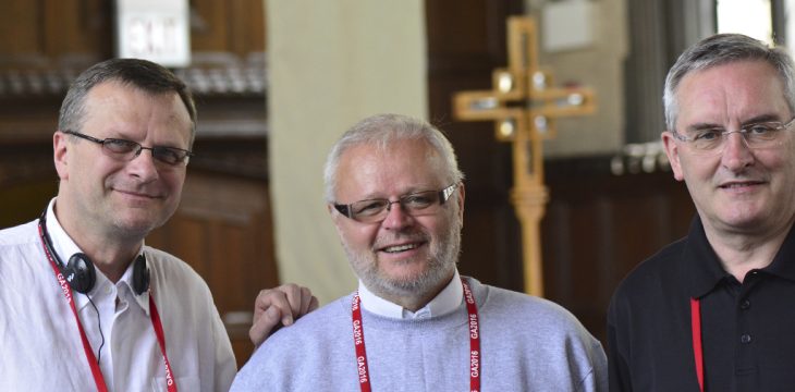 ks. Rafał Kopystyński CM, ks. Stanislav Zontak CM i ks. Kryspin Banko CM